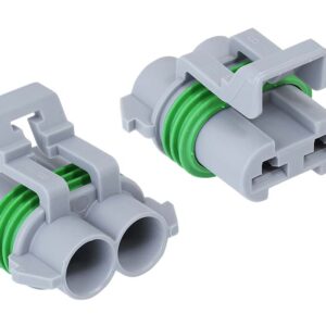 Kit Conector con Goma 2 Vias, con terminales y gomas para cable-conector