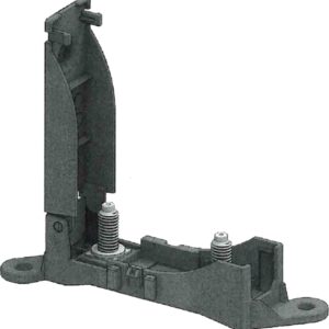 Porta-fusible con tapa, montaje en una base o panel, ansamblable entre si en cadena
