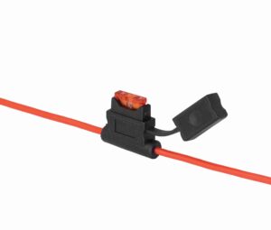 Portafusibles para distintos TIPOS de fusibles impermeable aéreo con cable y TAPA