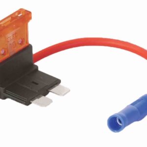 Porta-fusible derivador, para añadir circuito adicional en la caja existente, con cable