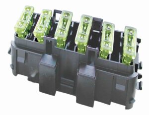 Caja portafusibles 6 vías para fusible ESTÁNDAR ATO apilables