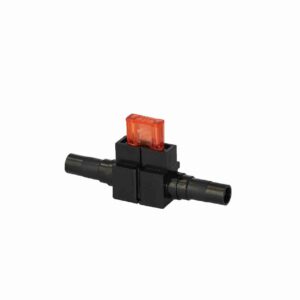Porta-fusible de fácil instalación con cable crimpado o engastado para fusible Mini de 18 mm x 11 mm