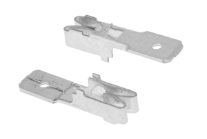 Pieza de terminal electrónica automovil no aislado de 6,3 mm tipo UNI F630