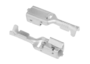 Pieza de terminal hembra electrónica automovil no aislado de 4,8 mm tipo UNI F630, sección 0,35 - 1 mm2