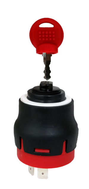 Pieza de interruptor de encendido de contacto, arranque, precalentamiento y parking universal  resistente a la humedadcon 2 llaves 12V/24V