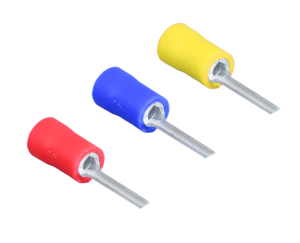 Punteras planas de empalme rápido, aislados.