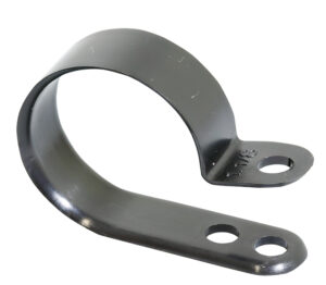 Grapas puente simple. Abrazadera cable, tubo, manguera. Sujeción rápida y sencilla. NYLON 6/6 con perforación para la fijación con tornillo