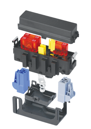 Cajas de portafusibles para fusibles MAXI apilables varios tipos